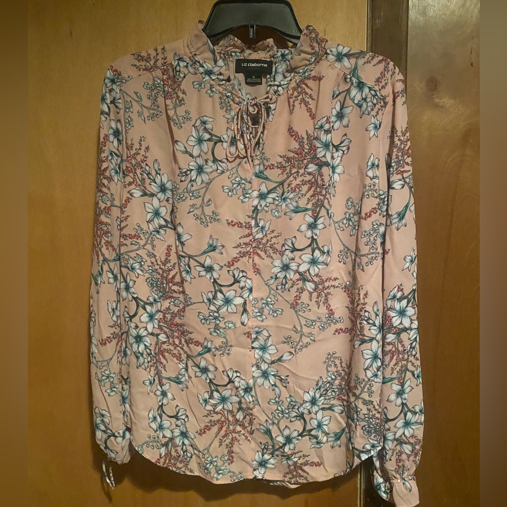 Liz Claiborne Size M Floral Blouse
